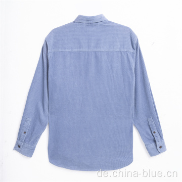 Herren 100%Baumwolle Cord Casual Shirt